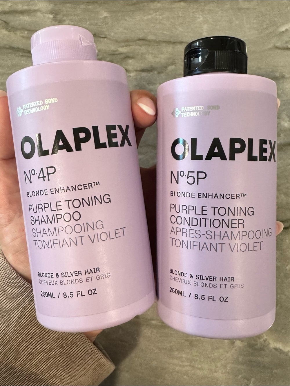 OLAPLEX Blonde + Bond Duo - Purple Shampoo & Conditioner
